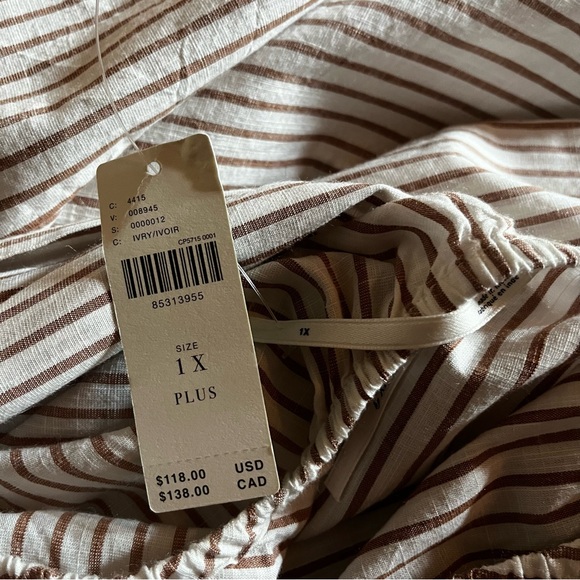 Anthropologie Sleeveless Bow-Back Maxi Dress New 1X - Picture 5 of 12